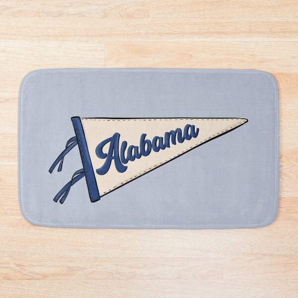 Item preview, Vintage Alabama Pennant Flag Blue designed and sold by Alexandra Jones.