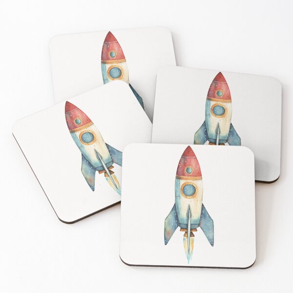 Item preview, Watercolor Rocket designed and sold by Sketch-Shack.