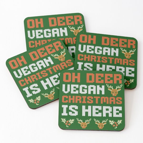 Item preview, Oh deer! Vegan Christmas is here  designed and sold by marni graphics.