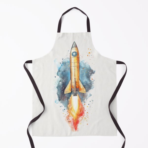 Item preview, Watercolor Rocket designed and sold by Sketch-Shack.