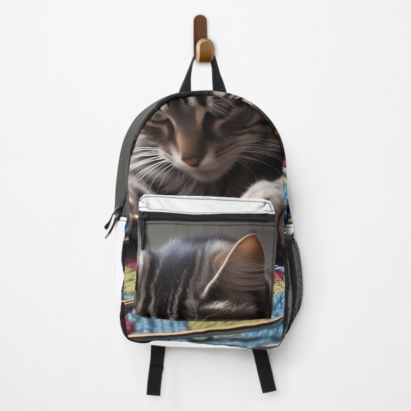 Item preview, Copy of Copy of cute cat knitting designed and sold by krishnajit22.