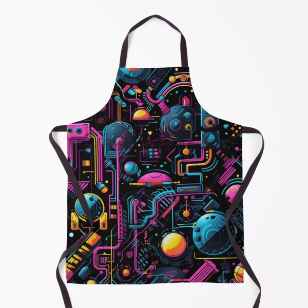 Item preview, Cyber Punk Pattern Neon Colorful Violet designed and sold by GrinGalore.