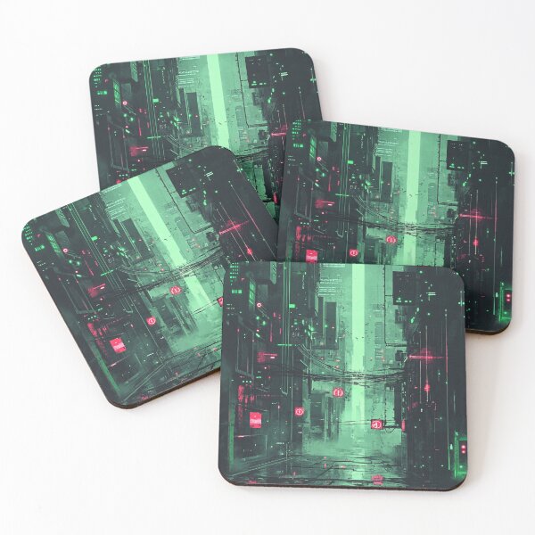 Item preview, Cyberpunk Techno City Lights  designed and sold by GrinGalore.