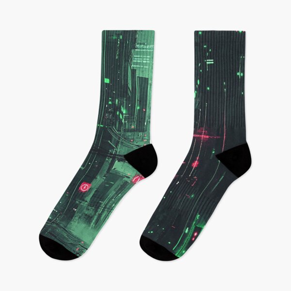 Item preview, Cyberpunk Techno City Lights  designed and sold by GrinGalore.