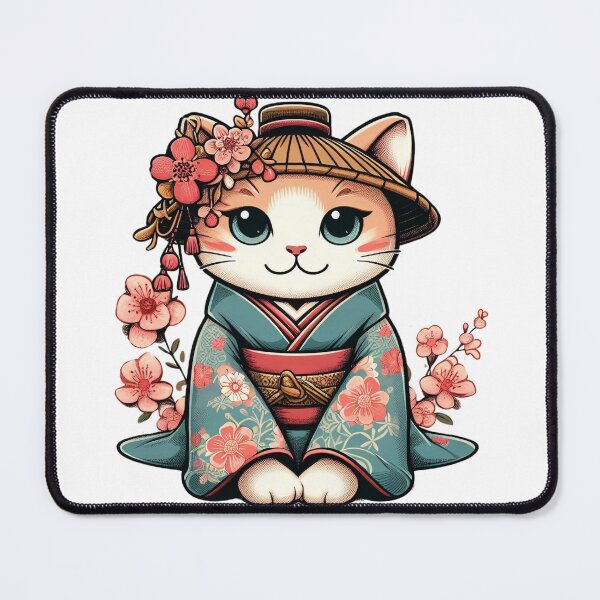 Item preview, Cute Cat in Japanese Style designed and sold by Azrora.