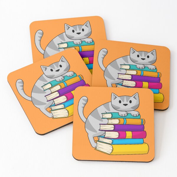 Item preview, Book Cat designed and sold by doodlecats.