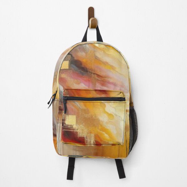 Item preview, Fascinating color chaos: Bright colors with golden effects and water reflections in a wild mess designed and sold by FotoworldEdel.