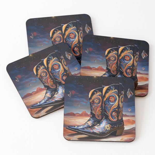 Item preview, Desert Dream: Avant-Garde Cowboy Art designed and sold by AI-Only Creations.