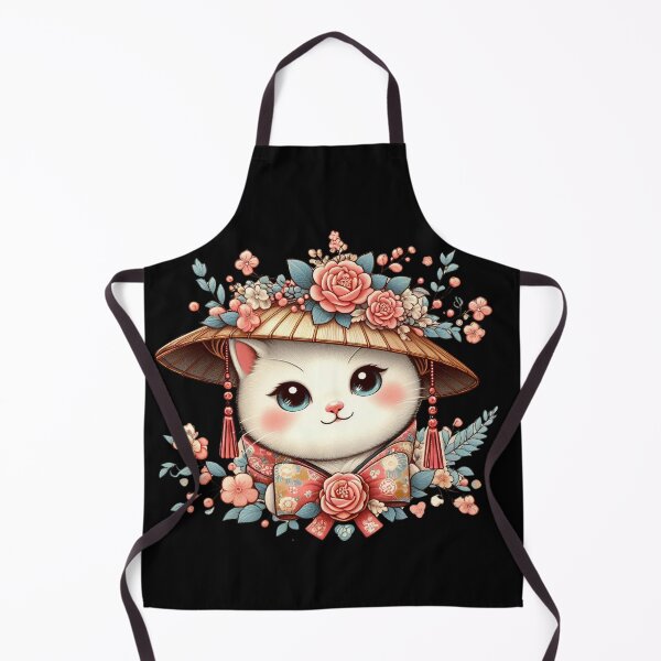 Item preview, Cute Cat in Japanese Style designed and sold by Azrora.