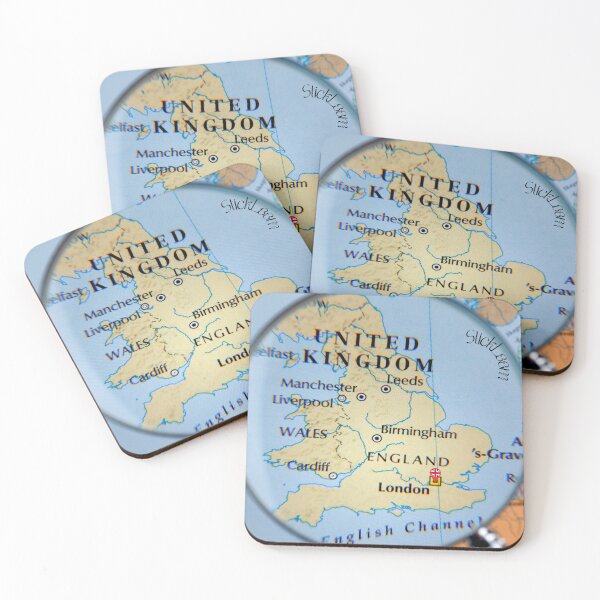 Item preview, UK Zoomed map designed and sold by StickLoom.