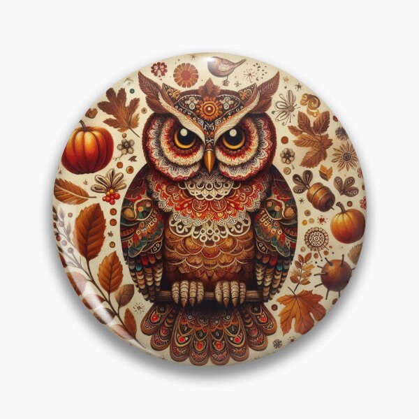 Item preview, Owl in Autumn designed and sold by Azrora.