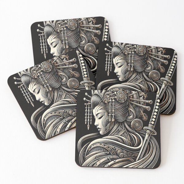 Item preview, Kunoichi: The Warrior Geisha Ninja Art designed and sold by SakuraJapanArt.