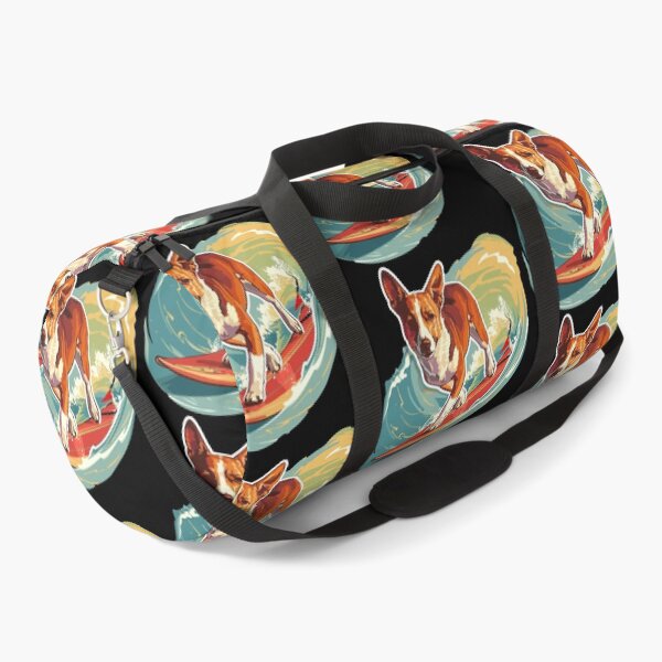 Item preview, Surfing Basenji designed and sold by VelvetRoom.
