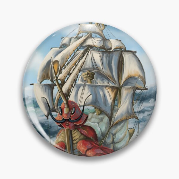 Item preview, Surreal Dali lobster ship full image designed and sold by SaskiaFranken.
