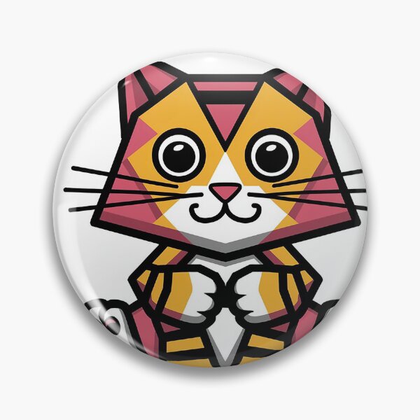 Item preview, Geometric Cat designed and sold by likbatonboot.