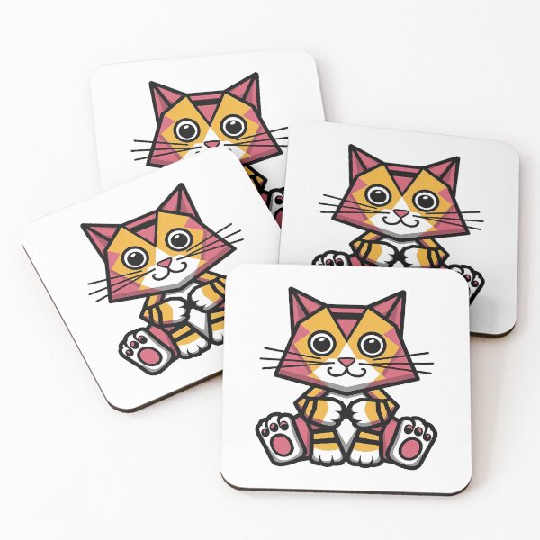 Item preview, Geometric Cat designed and sold by likbatonboot.