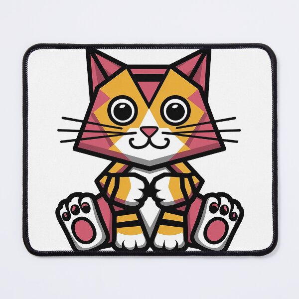 Item preview, Geometric Cat designed and sold by likbatonboot.