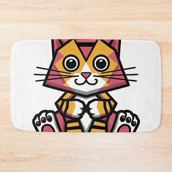 Item preview, Geometric Cat designed and sold by likbatonboot.