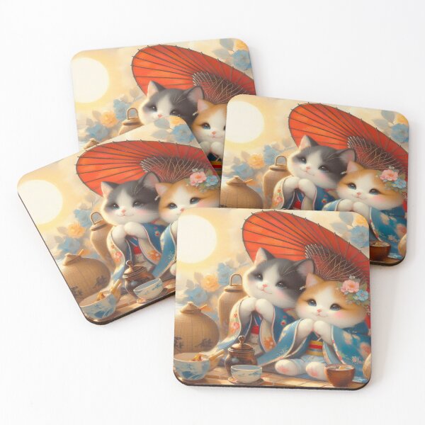 Item preview, Cute Cat in Japanese Style designed and sold by Azrora.