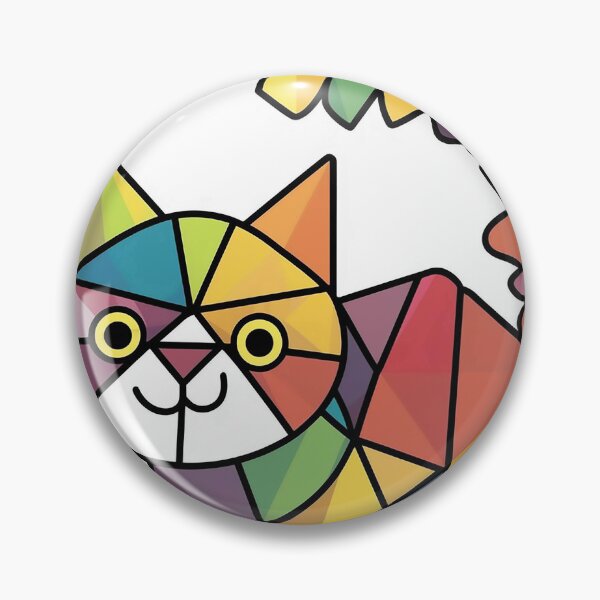 Item preview, Geometric Cat designed and sold by likbatonboot.