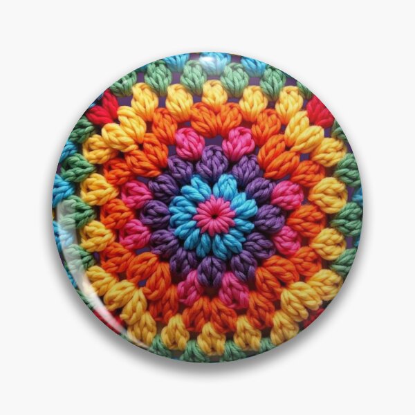 Item preview, Granny Square Crochet Pattern Seventies Retro  designed and sold by taiche.
