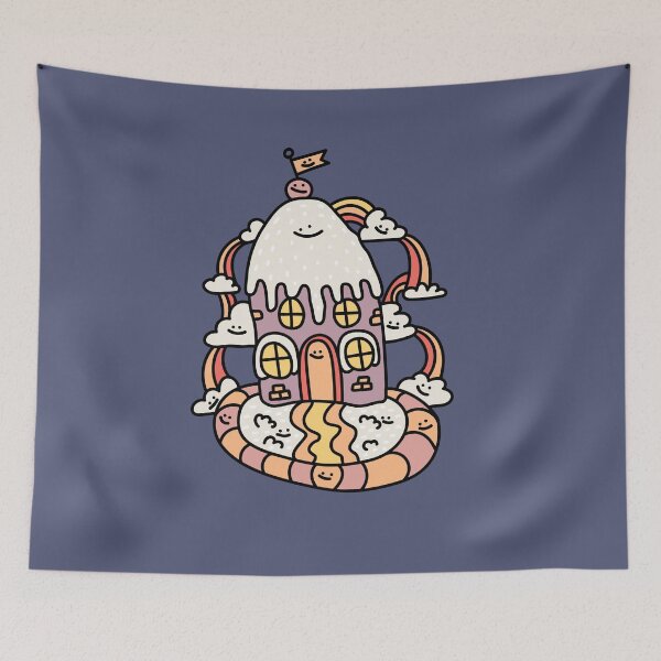 Item preview, Snowhouse Winter Night Home, Christmas, warm, Happy, cute designed and sold by Porky Roebuck.