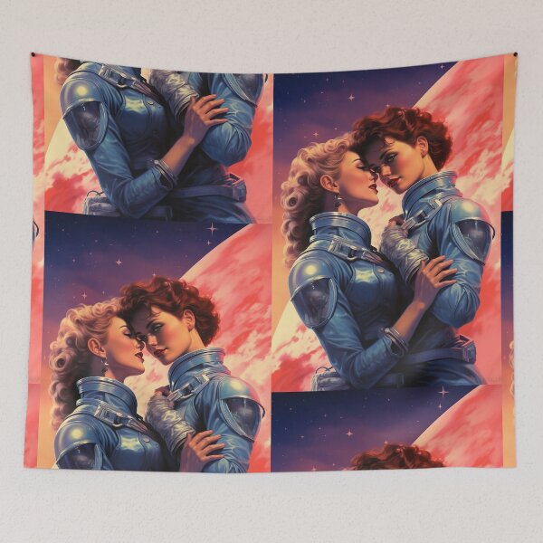 Item preview, Cosmic Love, Girls in Love designed and sold by ArtPixelHaven.