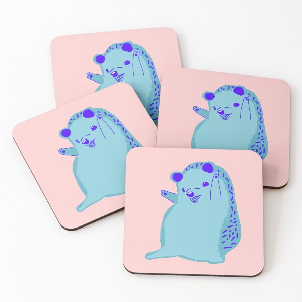 Item preview, Adorable Dancing Hedgehog Pattern designed and sold by -Candy-Shop-.