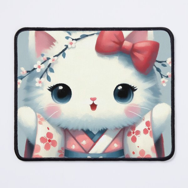 Item preview, Cute Cat in Japanese Style designed and sold by Azrora.