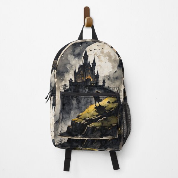 Item preview, Fantasy Castle Ink Illustration designed and sold by ByteyCreatives.