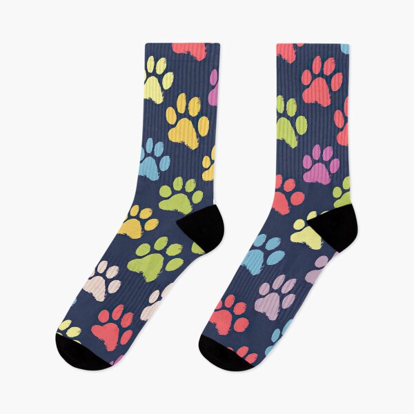 Item preview, Colourful Paw Prints designed and sold by Angry Swan Designs.