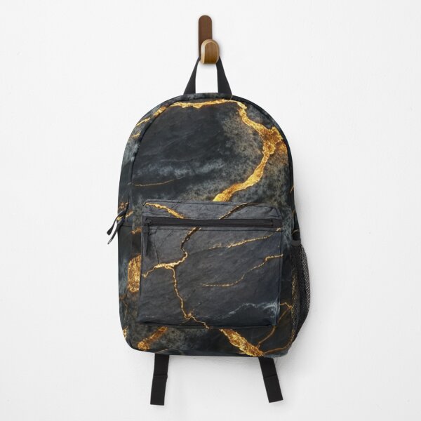 Item preview, Marble stone black Gold Glitter Pattern designed and sold by Trenddesigns24.