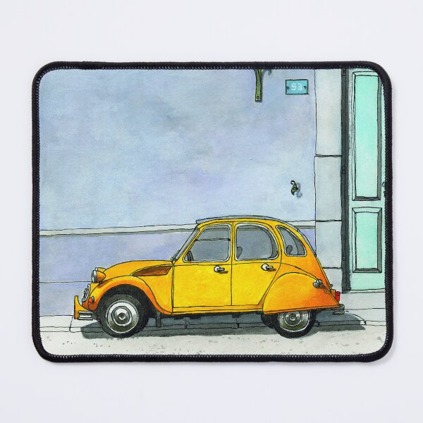 Item preview, [ORIGINAL] Vintage yellow 2CV car designed and sold by urbanwalks.