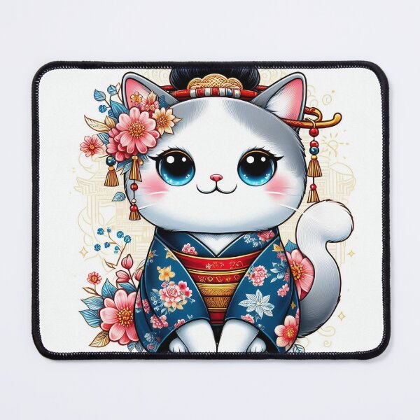 Item preview, Cute Cat in Japanese Style designed and sold by Azrora.