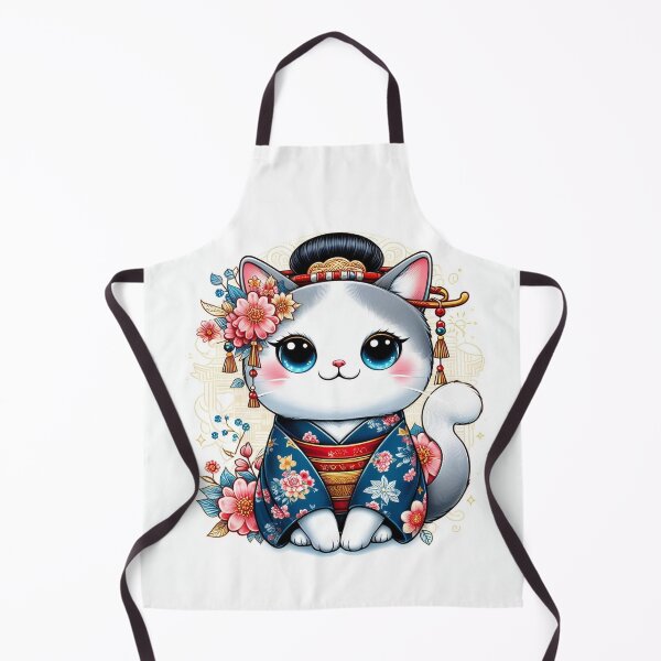 Item preview, Cute Cat in Japanese Style designed and sold by Azrora.