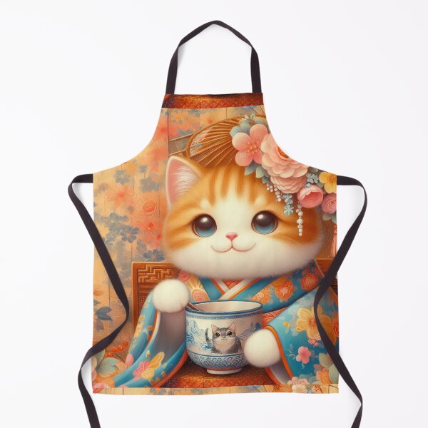 Item preview, Cute Cat in Japanese Style designed and sold by Azrora.