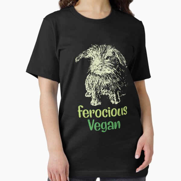 Item preview, Ferocious Vegan Funny Retro Vegan Animal Lover designed and sold by hidohido.