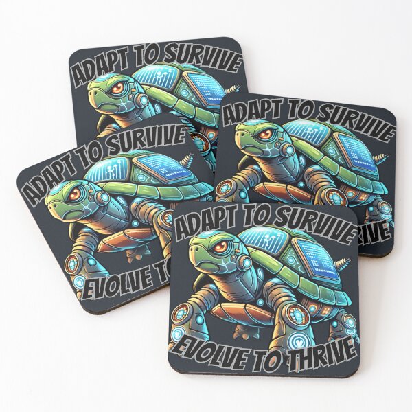 Item preview, Adapting Cyber Turtle - Evolve to Thrive designed and sold by Design Delinquent.