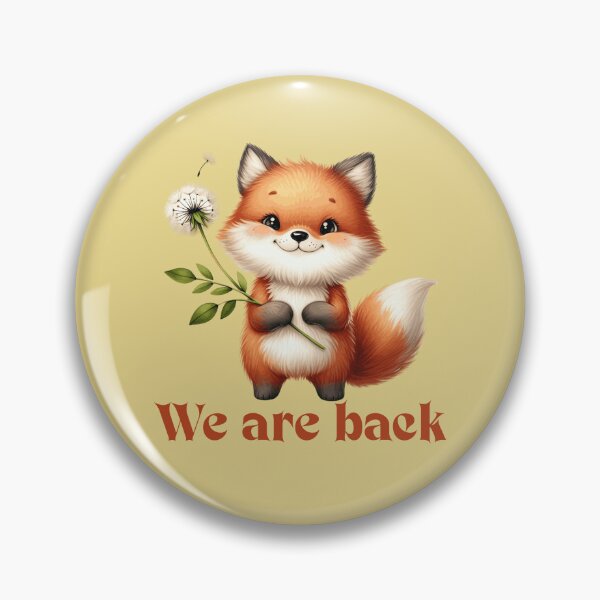 Item preview,   fox, fox back to school, dandelions designed and sold by FOODIESART.