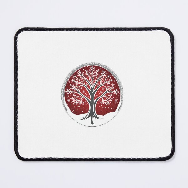 Item preview, Winter Tree on Red Background - Logo, funny, gifts, winter, merry,  designed and sold by Ewelina  Niemiec.