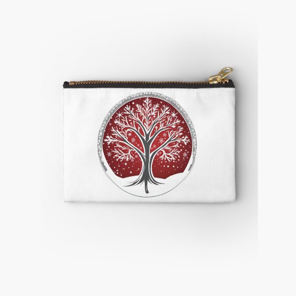Item preview, Winter Tree on Red Background - Logo, funny, gifts, winter, merry,  designed and sold by Ewelina  Niemiec.