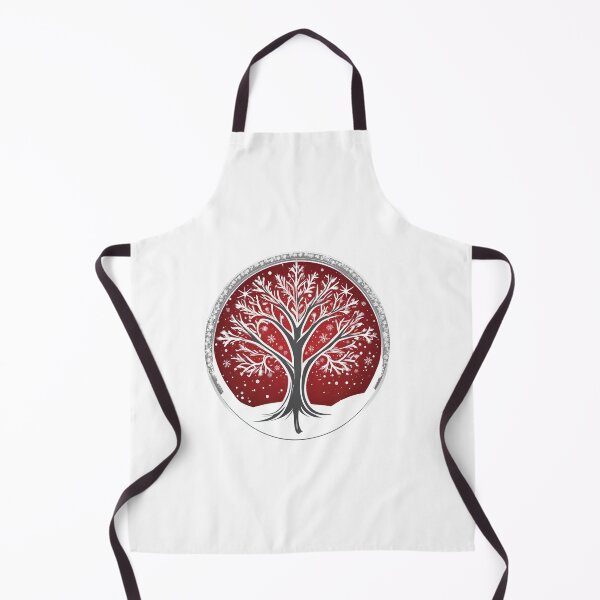 Item preview, Winter Tree on Red Background - Logo, funny, gifts, winter, merry,  designed and sold by Ewelina  Niemiec.