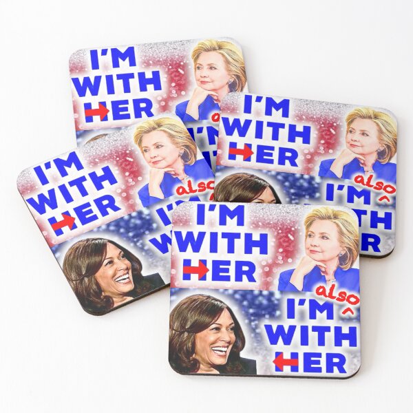 Item preview, I’m Also With Her Kamala Harris 2024 designed and sold by 1SadBlackSheep.