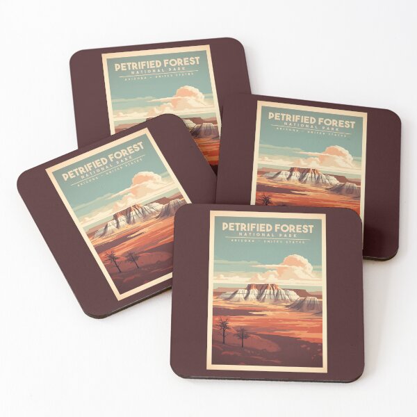 Item preview, A Vintage Travel Illustration of Petrified Forest National Park - Arizona - United States  designed and sold by GoodOldVintage.