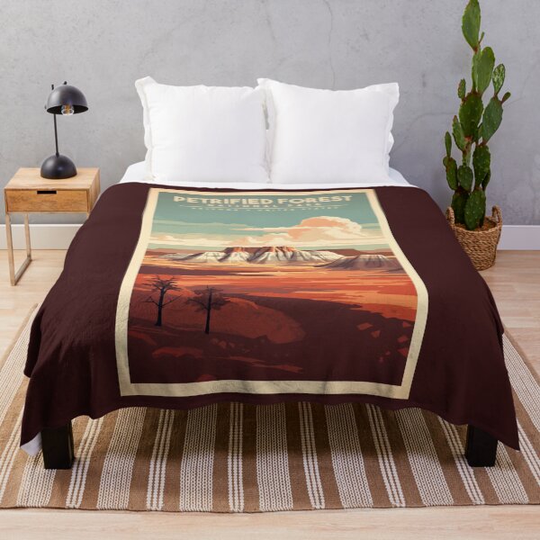 Item preview, A Vintage Travel Illustration of Petrified Forest National Park - Arizona - United States  designed and sold by GoodOldVintage.