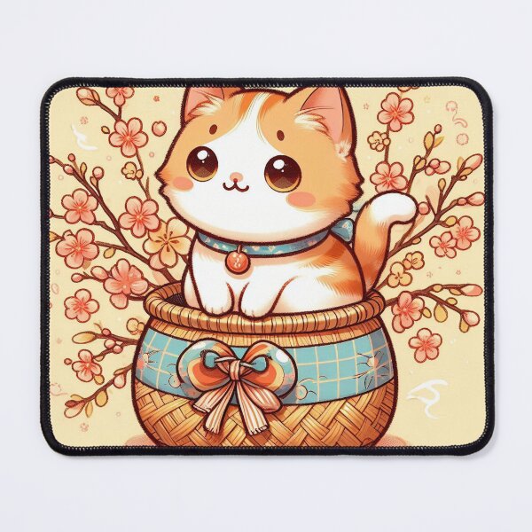 Item preview, Cute Cat in Japanese Style designed and sold by Azrora.