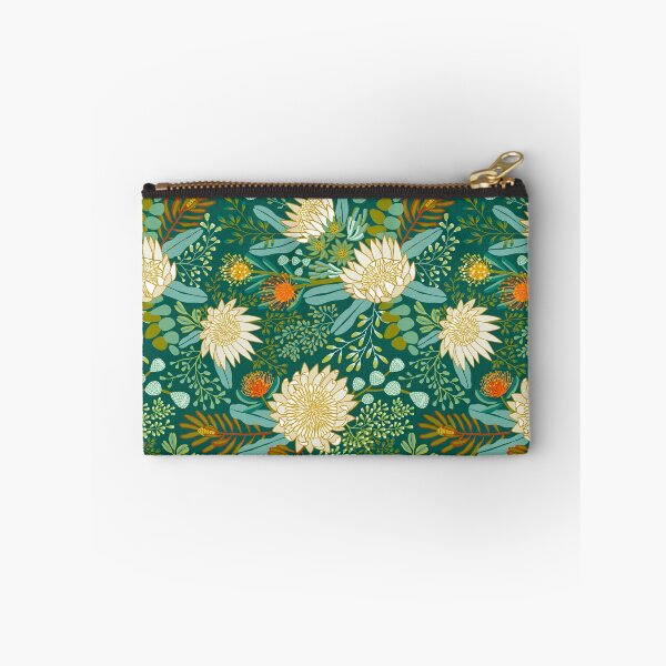 Item preview, White King Protea Boho Botanical - Greens  designed and sold by TigaTiga.