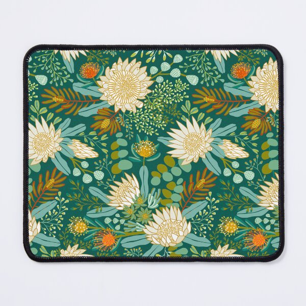 Item preview, White King Protea Boho Botanical - Greens designed and sold by TigaTiga.