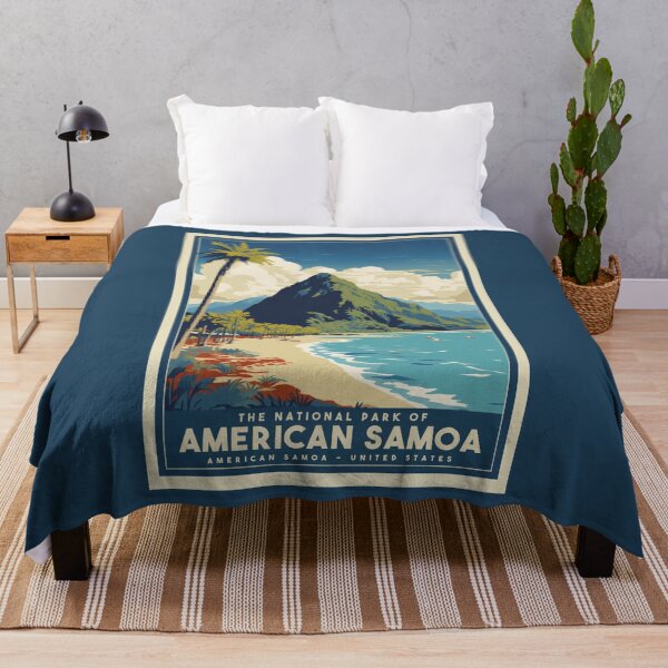Item preview, A Vintage Travel Illustration of American Samoa National Park - American Samoa - United States  designed and sold by GoodOldVintage.