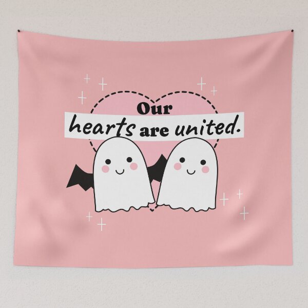 Item preview, United Hearts: Cute Ghost Couple designed and sold by Tulip Creators .